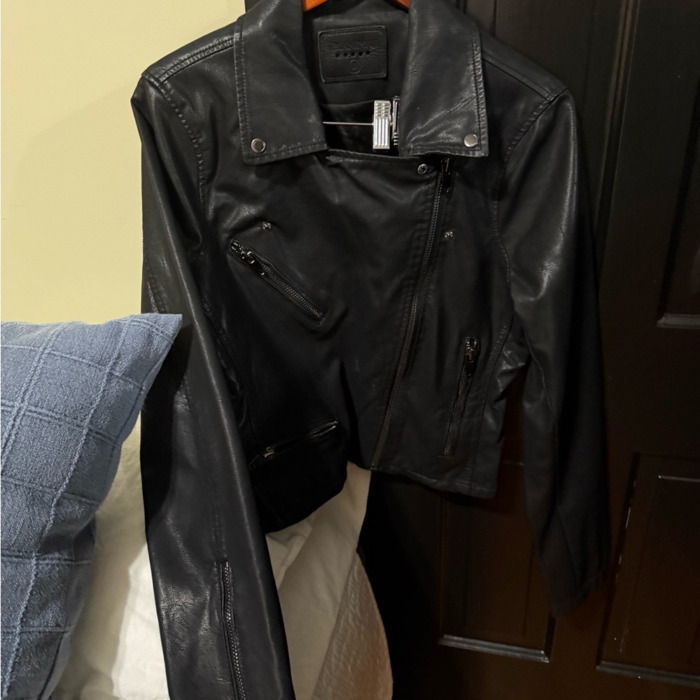 Blank NYC Black Leather Jacket